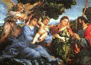 Lorenzo Lotto Madonna and Child with Saints Catherine and James china oil painting artist